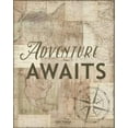 thumbnail image 2 of Allen, Candace 12x14 White Modern Wood Framed Museum Art Print Titled - Adventure Awaits Recolor, 2 of 4