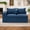 Blue, variant on Hersunpl Modular Sectional Loveseat Sofa, Cloud Couch for Living Room, 2-Seater Floor Sofa with Armrest & Pillows, Corduroy Loveseat for Small Spaces, Comfy Foam Couch for Apartment Dorm