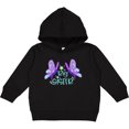 thumbnail image 2 of Inktastic Big Sister Cute Butterflies Toddler Hoodie, 2 of 4