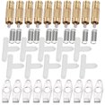 thumbnail image 1 of YIXIGGC 10pcs/ Set Stainless Steel Automatic Nipple Waterer for Rabbit Rat Ferrets(Round) XC921-7890, 1 of 9
