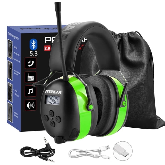 Auriculares de radio PROHEAR 033 AM FM Bluetooth 5.4 31dB SNR