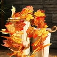 thumbnail image 4 of Halloween Tree Decorations, Red Maple Leaf Simulation Decoration Tree Flower Fake Flower Red Flower Arrangement Hanging Wall Theme Fake Leaf, 4 of 6
