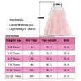 thumbnail image 3 of URMAGIC 3-12Y Child Girls Eyelash Lace Deep V Back Wedding Dress Teen Girl Tulle Full-length Straight Gown Dress, 3 of 11
