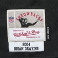 thumbnail image 6 of Men's Mitchell & Ness Brian Dawkins Black Philadelphia Eagles Legacy Replica Jersey, 6 of 6