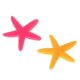 thumbnail image 5 of 5-piece Aquarium Artificial Starfish Polyresin Seastars Simulation Ornament, 5 of 5
