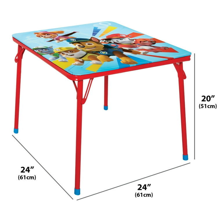 Paw Patrol Kids Activity Table and Chair Set, Multi-Color, 3-Piece Paw Patrol Kids Activity Table and Chair Set, Multi-Color, 3-Piece