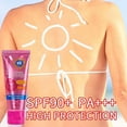 thumbnail image 4 of Rose Sunscreen Cream SPF90 PA+++ Tinted Sunscreen Moisturizing Sun Cream for Face & Body, 4 of 5