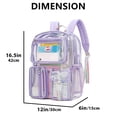 thumbnail image 3 of Mochila transparente para niñas, transparente, LISINUO, 3 of 3