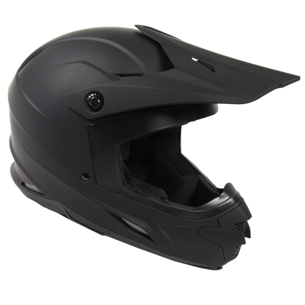 Raider Z7 MX ATV Off-Road Adult Helmet DOT Approved - Matte Black - Small