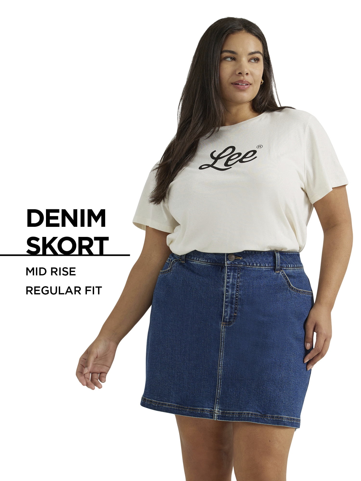 Lee® Women's Plus Midrise Skort