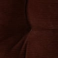thumbnail image 4 of Greendale Home Fashions Indoor Reversible Corduroy Chair Pad (2-Pack), Bitter, 4 of 6