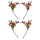 thumbnail image 2 of Diademas Navideñas, Aros Elásticos Lindos Para El Cabello Navideños Para Cosplay, 2 of 7