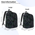 thumbnail image 4 of Rocae Lavender Flowers for Durable Canvas Backpack Leisure Large Bag Travel Rucksack Multi-function Backpack, 4 of 8