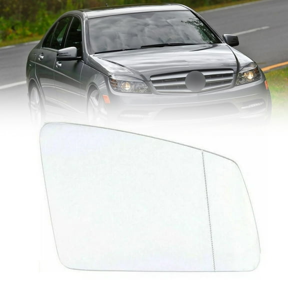Right Heated Mirror Glass For Mercedes Benz W212 204 221