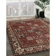 thumbnail image 3 of Ahgly Company Machine Washable Indoor Square Traditional Orange Salmon Pink Area Rugs, 6' Square, 3 of 7