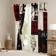 thumbnail image 3 of Homewish Rustic Farmhouse Hunting Black Out Curtains, Bohemian Dreamcatcher Curtains Pack of 2 (42x63 Each), Cowboy Cowgirl Bedroom Curtains, Wheat Red Curtains and Drapes Decor, 3 of 6