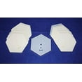 thumbnail image 3 of Mylar 4" Hexagon (Side to Side Measurement) 51 Piece Set - Quilting / Sewing Templates, 3 of 5