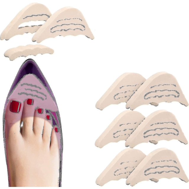 4 Pairs Adjustable Shoe Filler Unisex Shoes Too Big Inserts, Adjustable Shoe Filler Unisex Reusable
