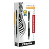 Zebra Sarasa Retractable Gel Ink Pens, Medium Point 0.7mm, Black, Rapid Dry Ink, 12-Count