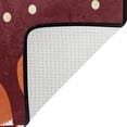 thumbnail image 4 of SKYSONIC Lightweight Soft Area Rugs Happy Foxes White Dots Floor Mat Doormat for for Rooms Entrance Hardwood Floor Living Room Nursery Rugs, 31x20 inch, 4 of 6