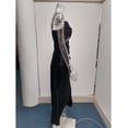 thumbnail image 4 of Vestido de satén sexy y elegante con abertura y escote bajo, 4 of 7