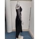 thumbnail image 4 of Vestido de satén sexy y elegante con abertura y escote bajo, 4 of 7