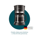 thumbnail image 2 of Cafetera de Goteo Eléctrica Brügmann 12 Tazas 1.2 L 680 W Jarra de Vidrio Filtro Permanente Cafetera de Gotero 1.2 Lt, 2 of 6