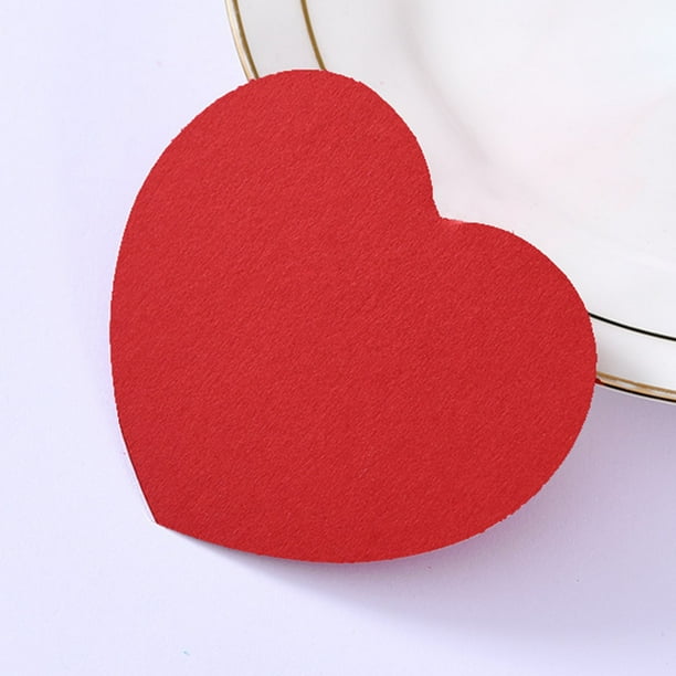 Xihbxyly Recortes de Papel con Forma de Corazón para Hacer Tú Mismo, Adorable Diseño Decorativo, Fáciles de Aplicar En Paredes, Álbumes de Recortes, Superficies Lisas, Perfectos para Guarderías, Sala