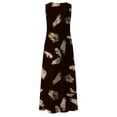 thumbnail image 4 of Vestido de mujer sin mangas con cuello redondo y bolsillo floral vintage grande OAVQHLG3B Store  lin121212, 4 of 5