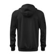 thumbnail image 5 of Dresfit Mens Quarter Zip Sweatshirts Hooded Big and Tall Pullover Fleece Long Sleeve Workout Hoodies Winter Fall Warm Zipper Lined Tops Black 2XL, 5 of 9