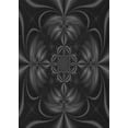 thumbnail image 1 of Ahgly Company Indoor Rectangle Patterned Midnight Gray Area Rugs, 5' x 8', 1 of 1