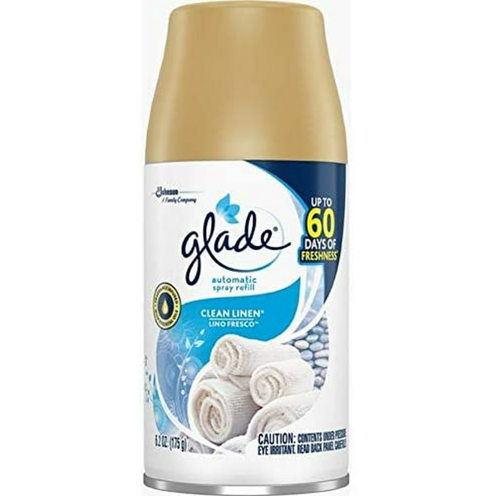 Glade Clean Linen Scent Air Freshener Refill 6.2 oz. Aerosol Walmart