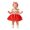 Red, variant on OJSFQUFP Girls' Climbing Clothes Christmas Baby Party Clothes Suspender Straps Polka Dot Mesh Ha Clothing Skirt Hair Two Piece Set