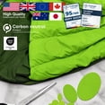 thumbnail image 5 of Repair Patches for Jackets, Tent, Shoe, Air Mattress, PVC Gear - Waterproof, Self-Adhesive, Tear-Cold-Heat-Resistant, Down Puffer Coat (11 Pieces, Green), 5 of 10