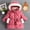 Watermelon Red, variant on Zecgelong Kids Winter Coat For Girl Clothes Jacket Padded Outfit Child Outwear