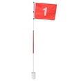 thumbnail image 4 of Juego de campo de golf con barra de metal extraíble, bandera de nailon y mástil dividido, 4 of 10
