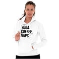 thumbnail image 3 of Yoga Coffee Naps Meditation Fitness Hoodie Sweatshirt Women Brisco Brands S, 3 of 6