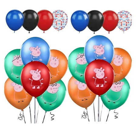 Peppa Pig Balloons Bouquet 20pcs Latex, Party Theme, Decoration