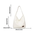 thumbnail image 3 of Stylish Shoulder Purse Roomy Interior Comfortable Strap Underarm Bag Handbag Perfect For Shopping Trip Office Use, 3 of 9