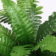 thumbnail image 4 of 2 Uds Helecho Artificial Boston Planta Arbusto Falso 21 Pulgadas para Jardín Oficina, 4 of 6