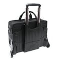 thumbnail image 3 of P Series | CLINTON | 17" Nylon Patented Detachable -Wheeled Laptop Briefcase - Black, 3 of 6