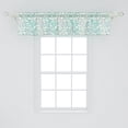 thumbnail image 2 of Ambesonne Leaves Window Valance, Flowery Branches Buds, 54" X 12", Teal Grey Cream, 2 of 3