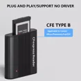 thumbnail image 5 of FIEWESEY CFexpress Type B Card Reader, USB 3.1 Gen 2 10Gbps CFexpress Reader, Portable Aluminum CFexpress Memory Card Adapter Thunderbolt 3 Compatible, Support Android/Windows/Mac OS - Black, 5 of 7