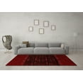 thumbnail image 3 of Ahgly Company Indoor Rectangle Abstract Orange Modern Area Rugs, 8' x 10', 3 of 4