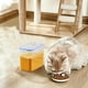 thumbnail image 4 of Recipiente hermético transparente con tapa para almacenar alimentos | Juego de recipientes de plástico para alimentos secos | Organizador de despensa de cocina apto para uso alimentario sin BPA |, 4 of 6