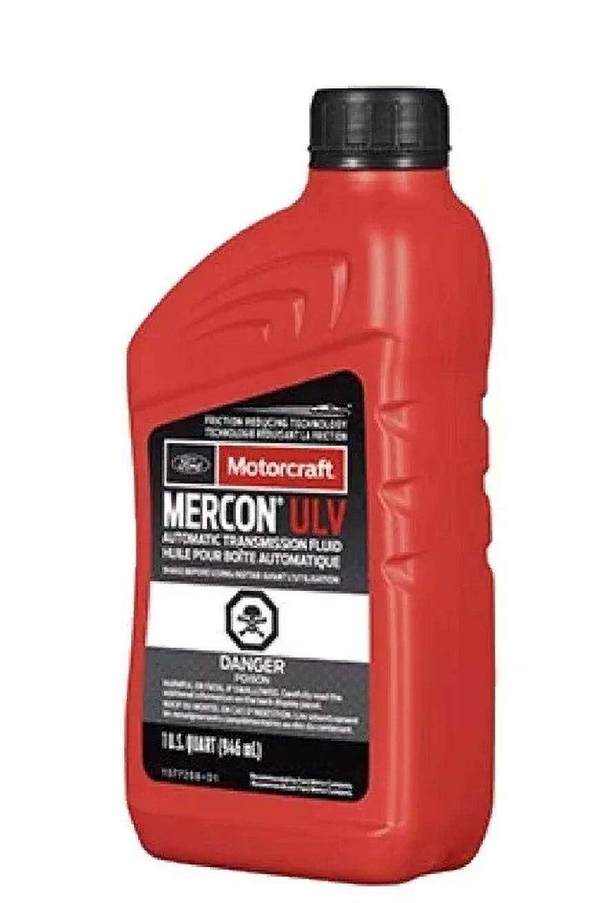 2 Quarts Auto. Trans. Fluid Genuine FORD Motorcraft XT12QULV MERCON ULV (Pack of 2)