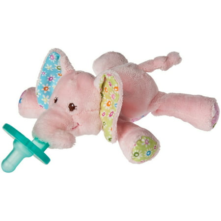 WubbaNub Ella Bella Elephant Pacifier - Mary Meyer Limited (Best Wubbanub For Newborn)