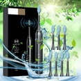 thumbnail image 2 of Fiudx Cepillo de Dientes Eléctrico, 8 Cabezales, 5 Modos, Limpieza Profunda, Recargable Por Usb, 60 Días de Uso, Ip65 Resistente Al Agua, Suave con Las Encías, Cuidado Bucal para Adultos, 22 X 2,5 X, 2 of 7