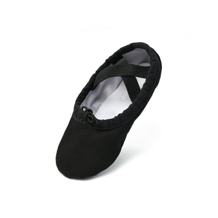 

10 Pairs Classic Canvas Ballet Shoes Dance Slippers Soft Sole Dancing Shoes for Girls/Boys/Women/Adults