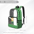 thumbnail image 7 of ZIATUBLES Heavy Duty Clear Backpack, Skateboarding Lion Print Fabric & PVC Transparent Bag with Reinforced Strap, Large Capacity See Through Backpack for School Work Security Travel, 7 of 7